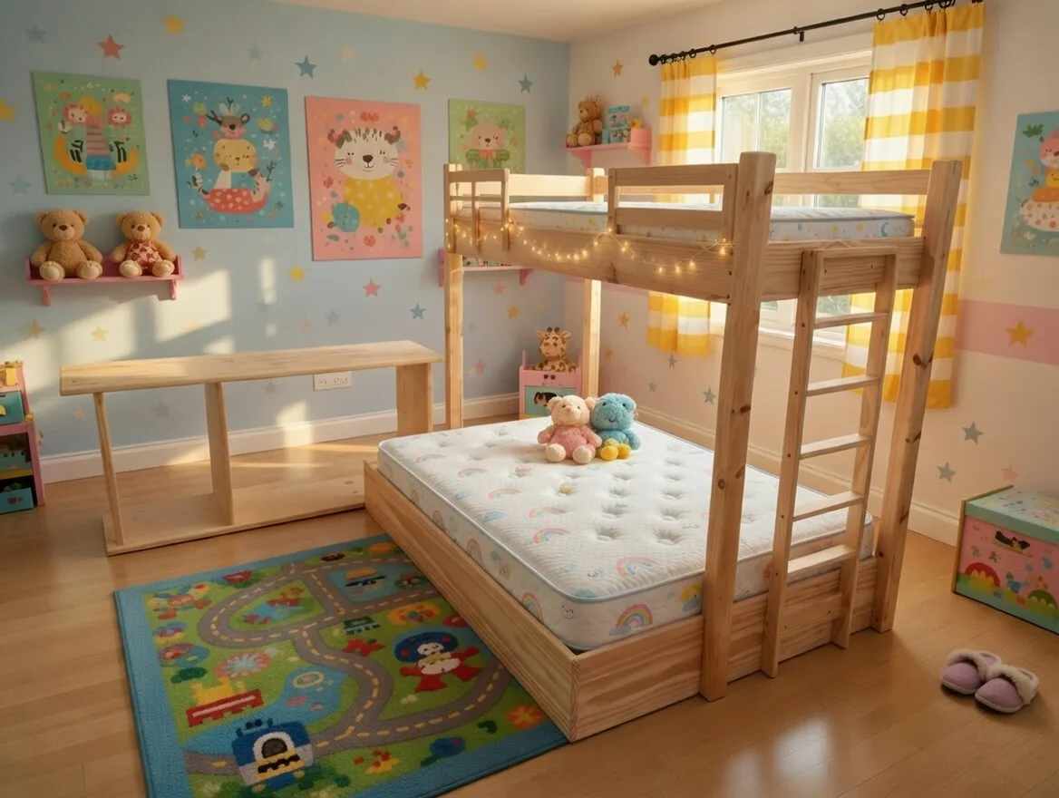 Beliche Duplex com Bancada de Estudos